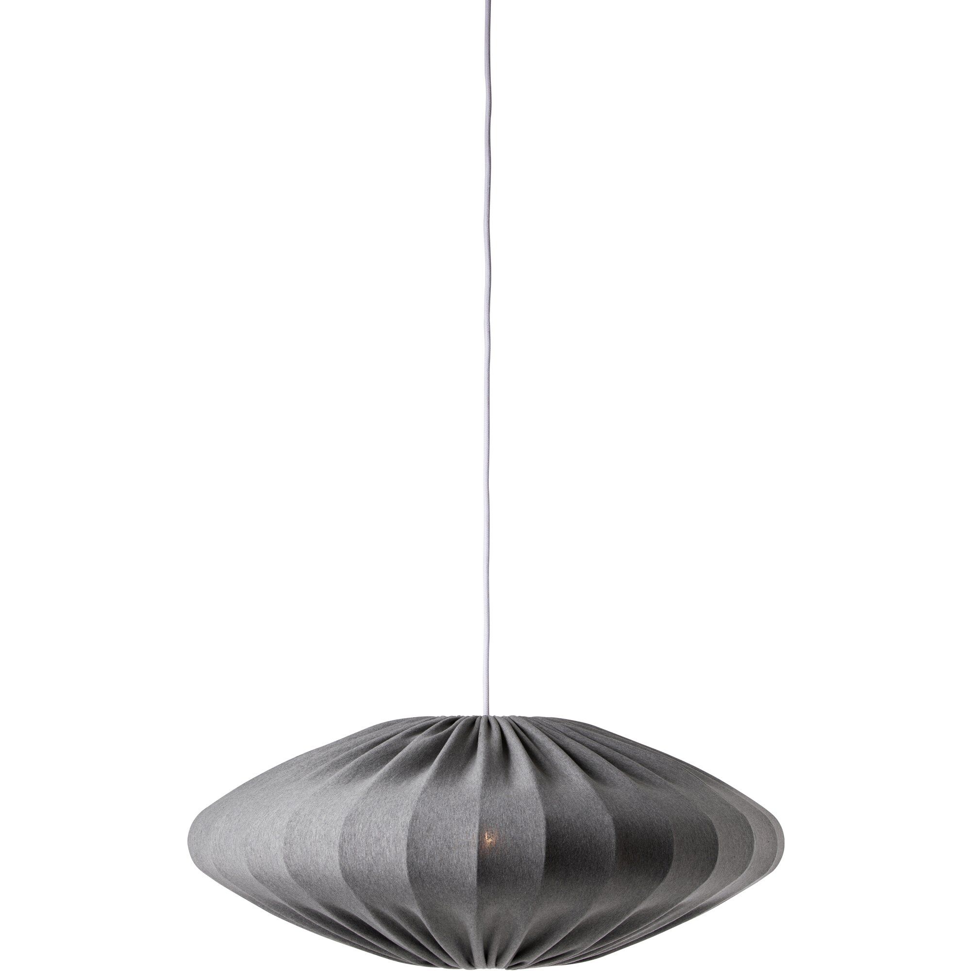 Wattampveke Ellipse Loftslampe Grå
