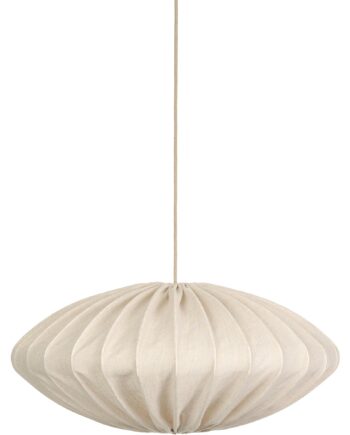 Wattampveke Ellipse Loftslampe Hør Naturel