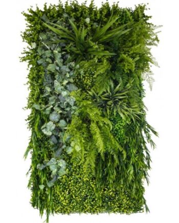 Alpine Plantevæg Med Kunstige Planter 100
