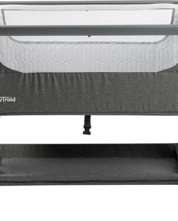Babytrold Bedside Sleep Tight Med Hjul Grå