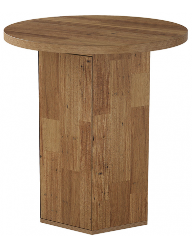 Barbord Møbelplade H95 ø80 Naturbrun