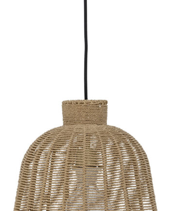 Bloomingville Felizia Pendel Flet Lampe Natur Papir