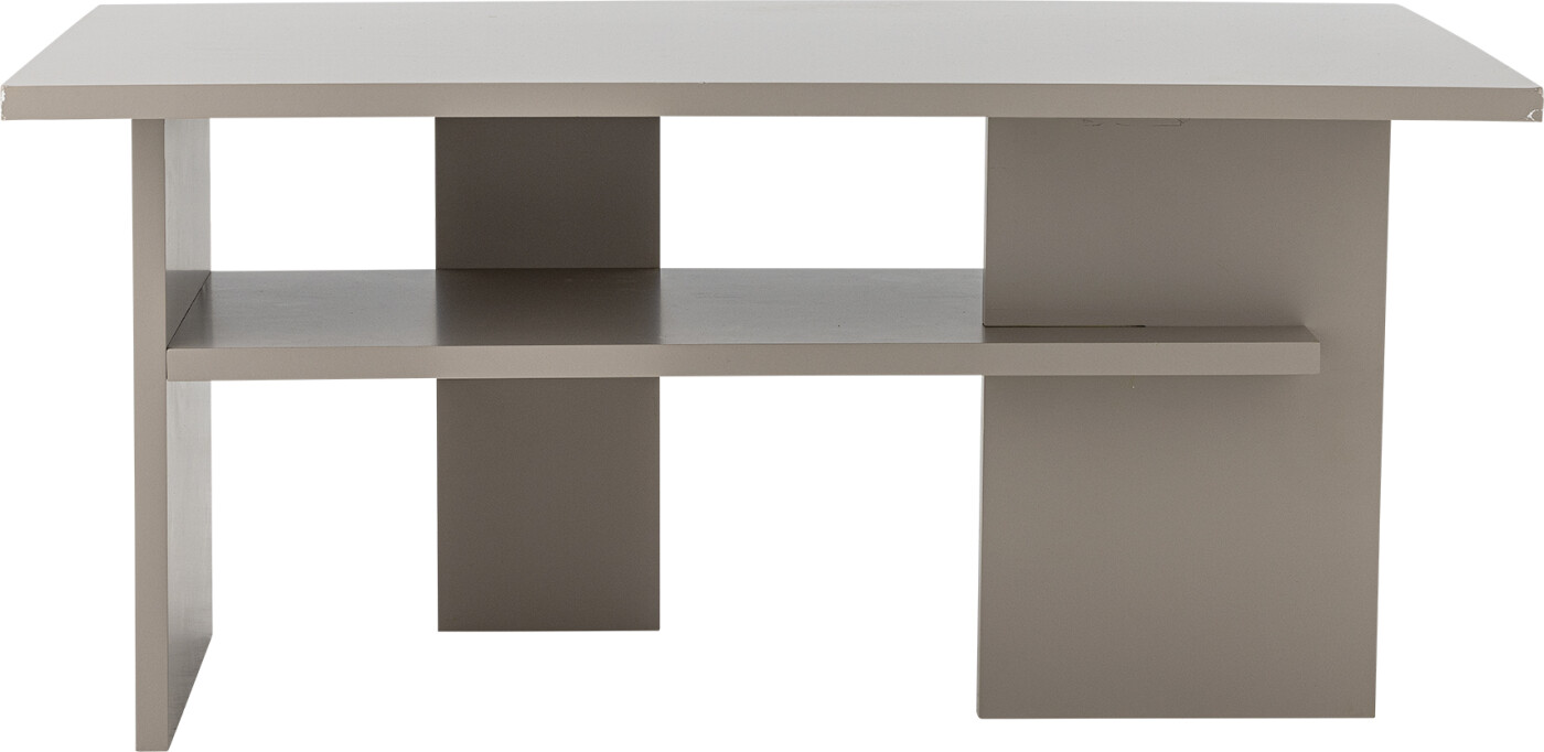 Bloomingville Norvida Sofabord Med Hylde 90x42x50 Grå