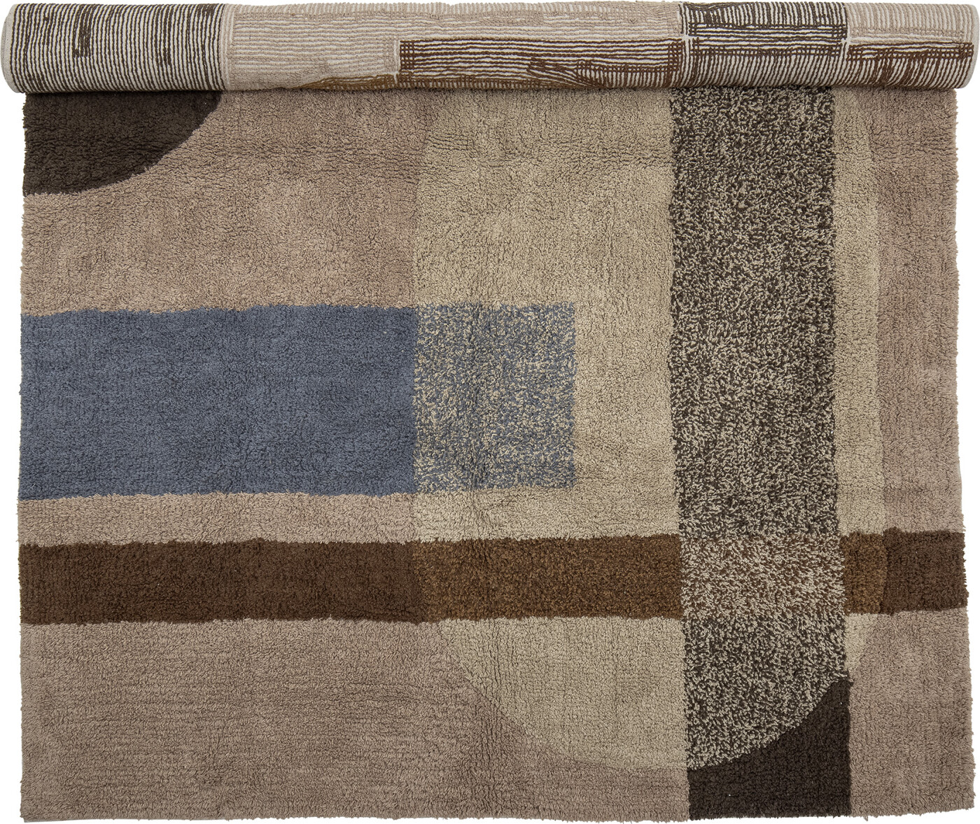 Bloomingville Zofia Tæppe Brun Bomuld 140x200