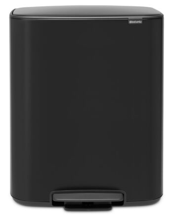 Brabantia Pedalspand Liter Mat Sort