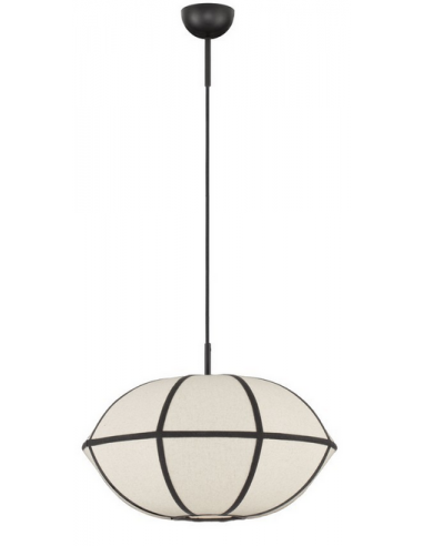 Brera Loftlampe Linned ø45 E27 Natur Sort