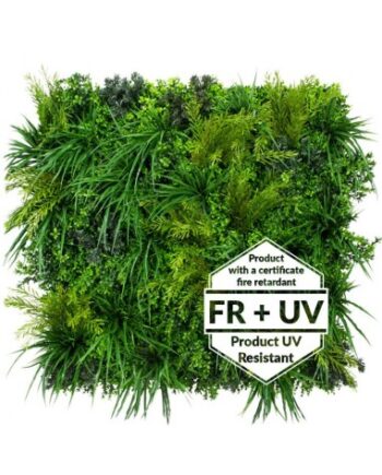 Crispseed Plantevæg Med Kunstige Planter Brandhæmmet Resistent 100