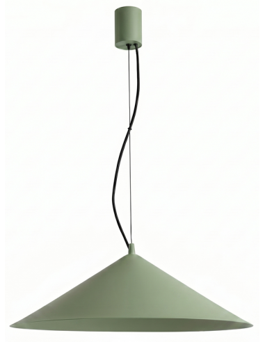 Fint Loftlampe Stål ø50 Led Olivengrøn