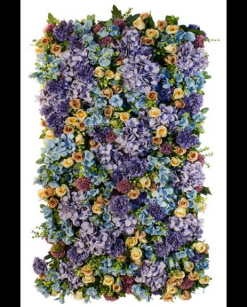Flower Fusion Plantevæg Med Kunstige Roser 100