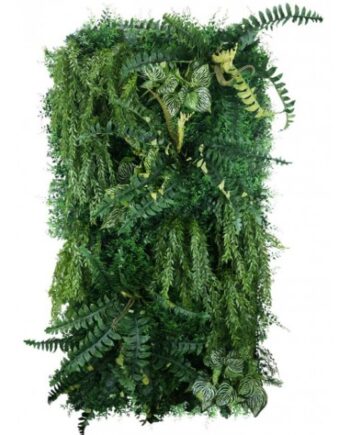 Fresh Green Plantevæg Med Kunstige Planter 100