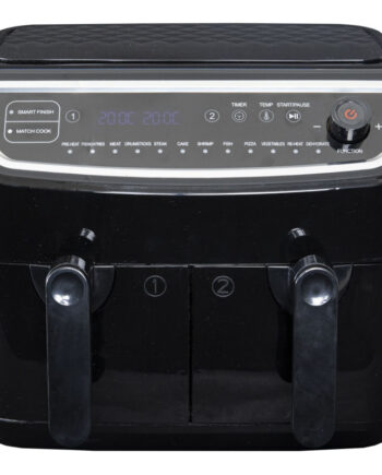 Gastronoma Dobbelt Airfryer 2400w Sort Airfryer