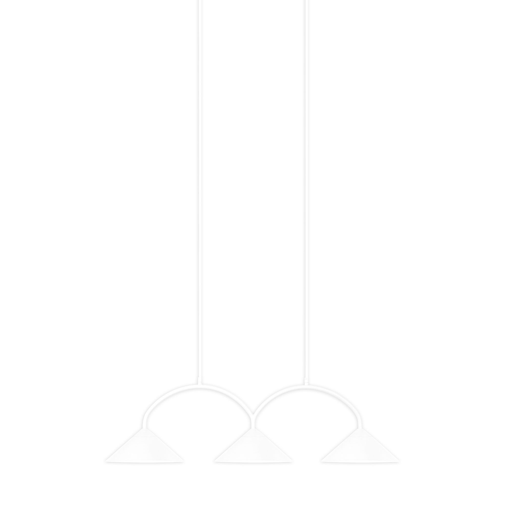 Globen Lighting Curve Pendel Lampe Hvid