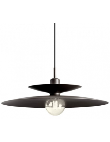 Gunnar Loftlampe Aluminium ø50 E27 Mat Sort
