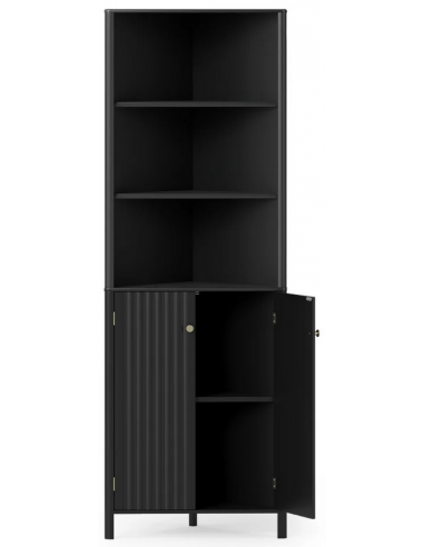 Hjørneskab Mdf H172 B42 D42 Sort
