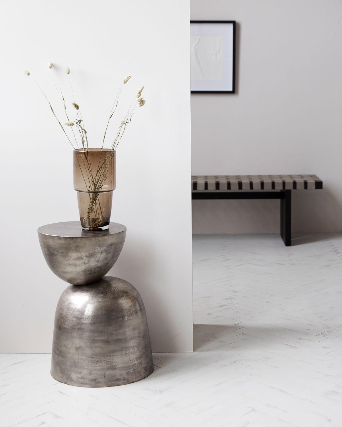 House Doctor Sidebord Heena Oxideret Metal