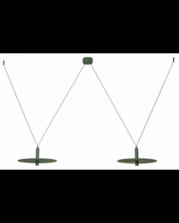 Langbordspendel Aluminium B120 180 Led Satineret Armygrøn