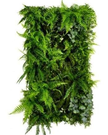 Leafy Plantevæg Med Kunstige Planter 100
