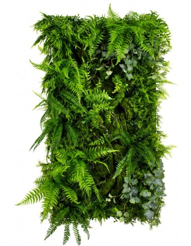 Leafy Plantevæg Med Kunstige Planter 100
