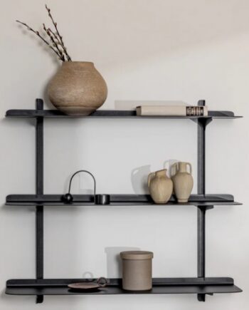 Linara Hylde Med Hylder Stål H60 B68 D17 Sort