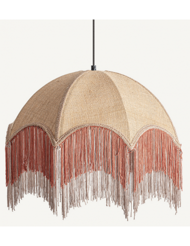 Loftlampe Jute ø53 E27 Beige Orange