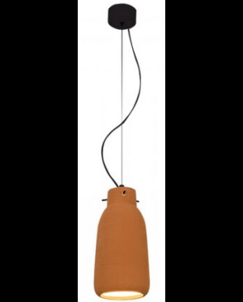 Loftlampe Ler ø13 E27 Sort Terracotta