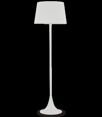 London Gulvlampe Metal Tekstil H174 E27 Hvid