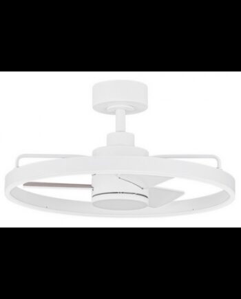 Lunair Loftventilator Aluminium ø60 Satineret Hvid