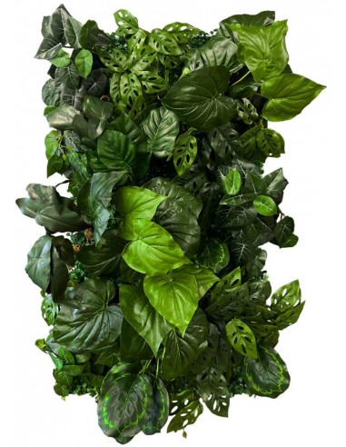 Luscious Leaves Plantevæg Med Kunstige Planter 100