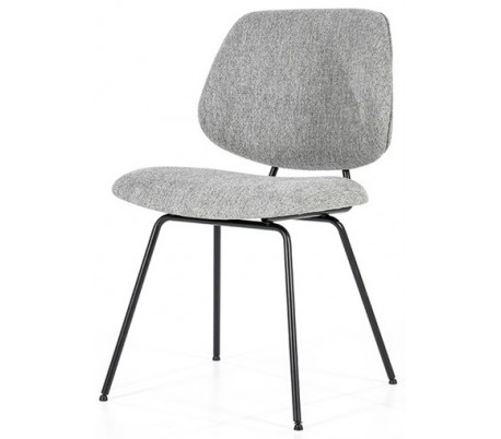 Lynn Spisebordsstol Polyester H82 Sort Grå