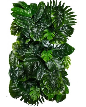 Monstera Madness Plantevæg Med Kunstige Planter 100