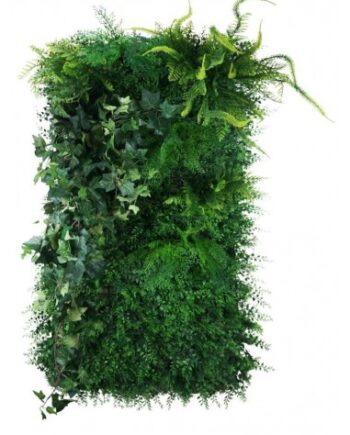 Mossy Dark Plantevæg Med Kunstige Planter 100