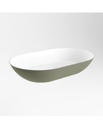 Onni Håndvask Solid Surface Talkum Armygrøn