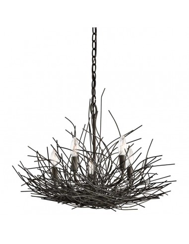 Organique Lysekrone Stål ø61 E14 Antik Bronze