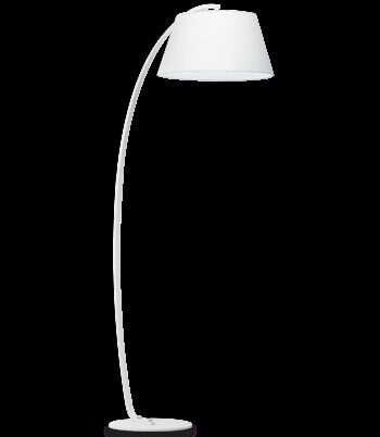 Pagoda Gulvlampe Metal Tekstil H184 E27 Hvid