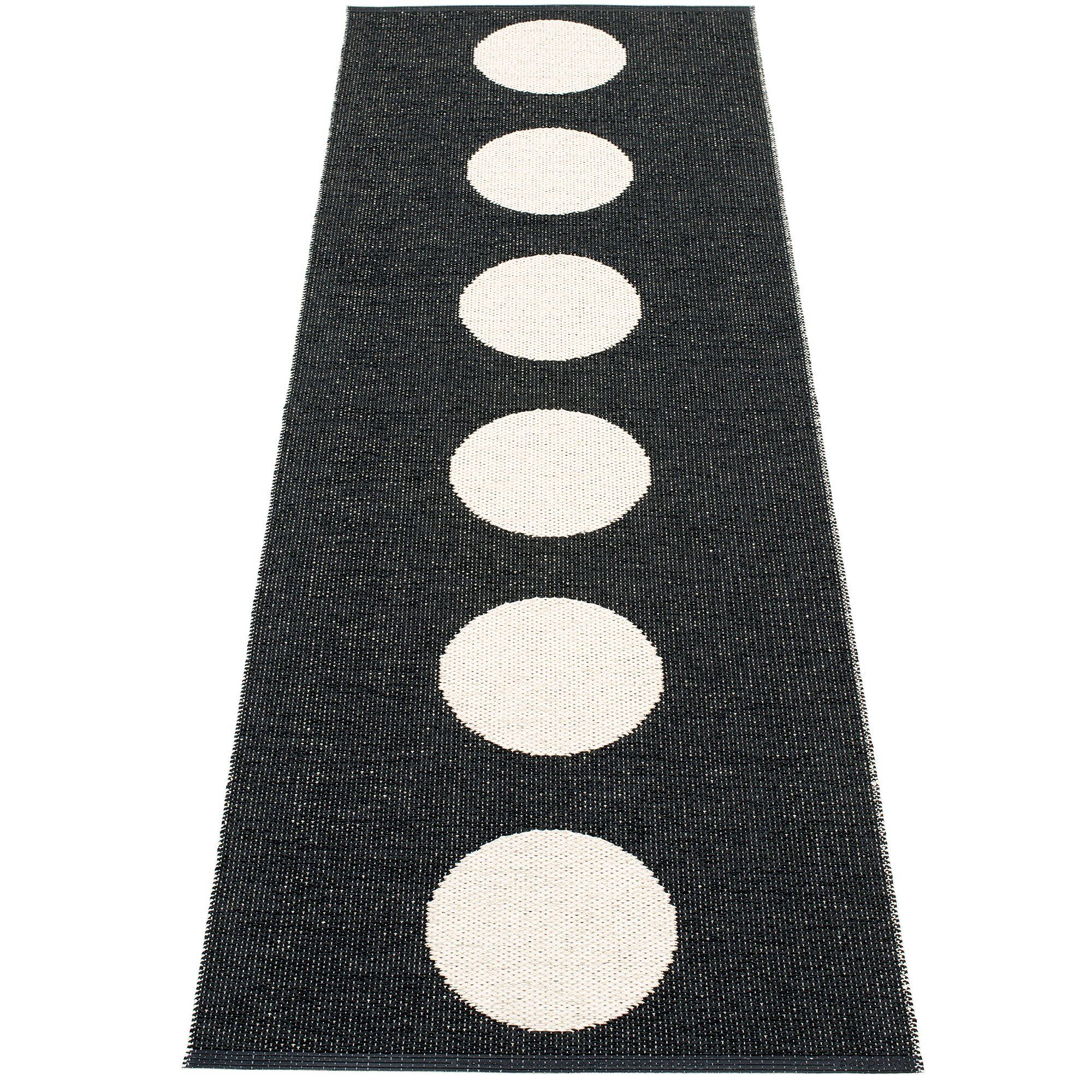 Pappelina Gulvtæppe Vera 225 Black Vanilla