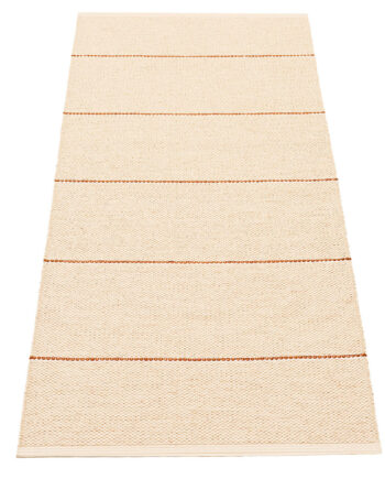 Pappelina Lea Gulvtæppe 150  Beige Rust Vanilla