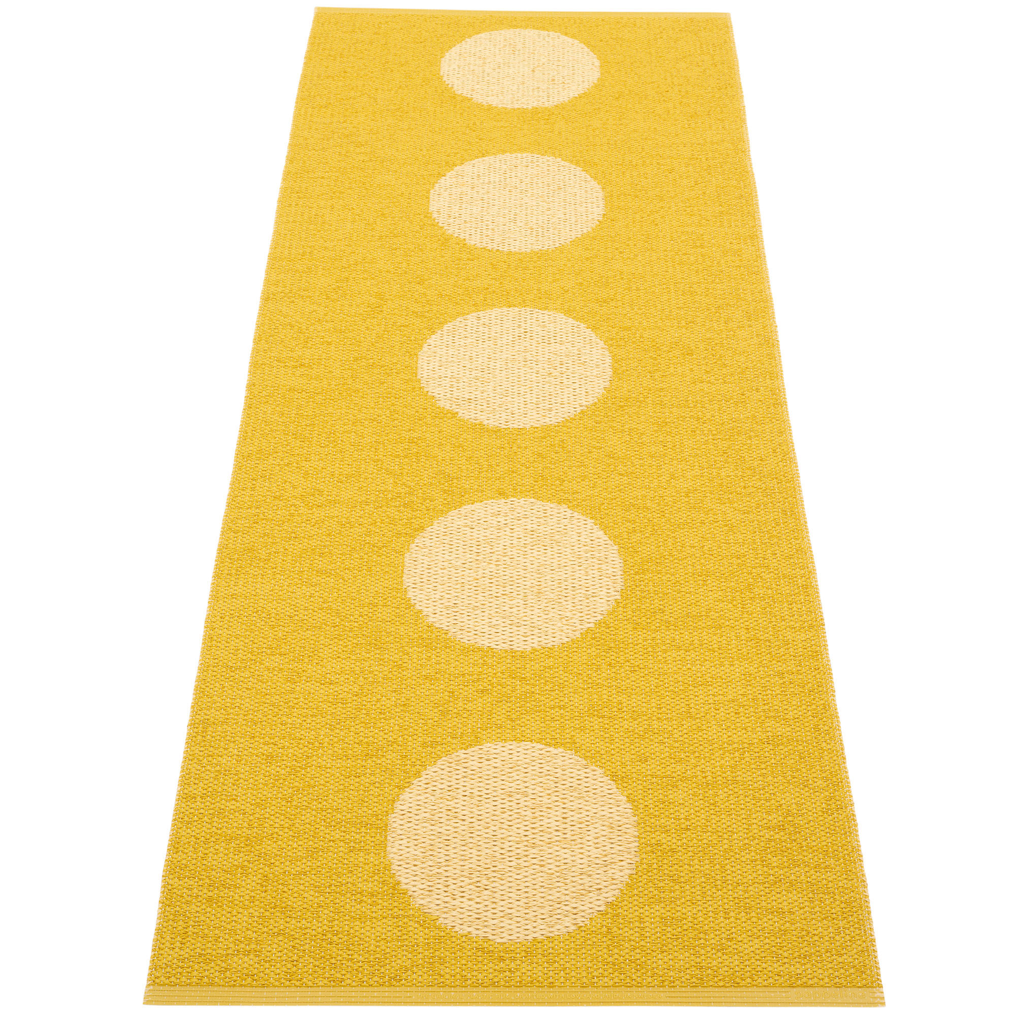 Pappelina Vera Pop Tæppe 70x200 Mustard Gul