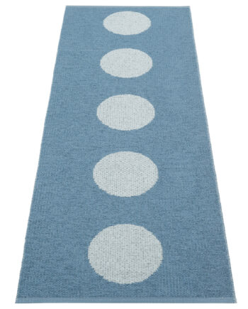 Pappelina Vera Pop Tæppe 70x200 River Blue Fog