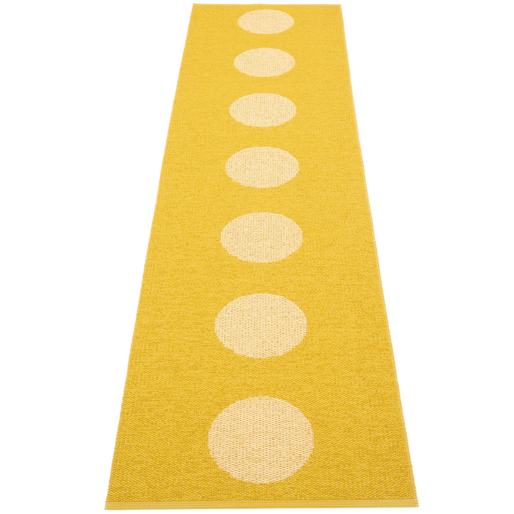 Pappelina Vera Pop Tæppe 70x280 Mustard Gul