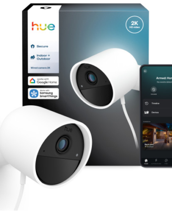 Philips Hue Secure Kablet Overvågningskamera Hvid