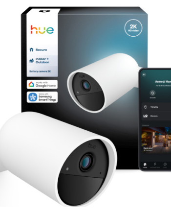 Philips Hue Secure Overvågningskamera Hvid