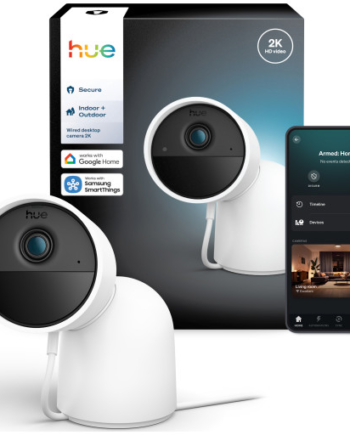 Philips Hue Secure Overvågningskamera Med Bordholder Hvid