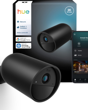 Philips Hue Secure Overvågningskamera Sort