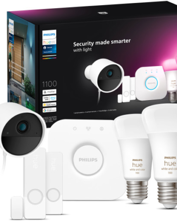 Philips Hue Secure Startsæt Med Pærer Dør   Vinduessensor   Overvågningskamera