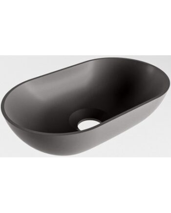 Poole Håndvask Solid Surface Mørkegrå