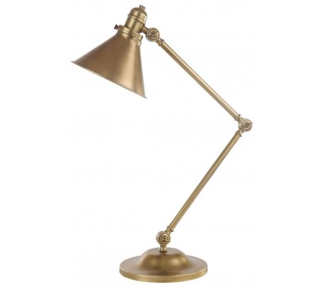Provence Bordlampe H66 E27 Aldret Messing