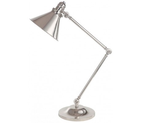 Provence Bordlampe H66 E27 Poleret Nikkel