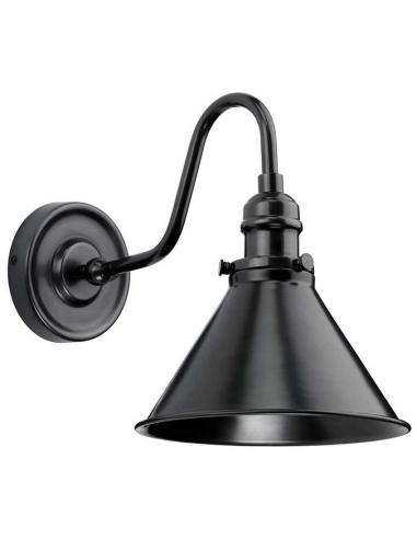 Provence Væglampe H27 E27 Aldret Bronze