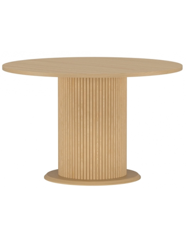 Rundt Spisebord Mdf H76 ø120 Natur