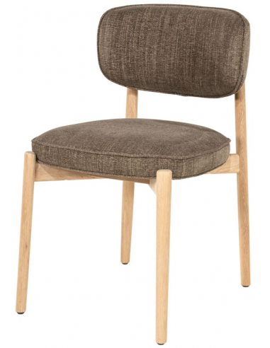 Rune Spisebordsstol Egetræ Polyester H83 Brun
